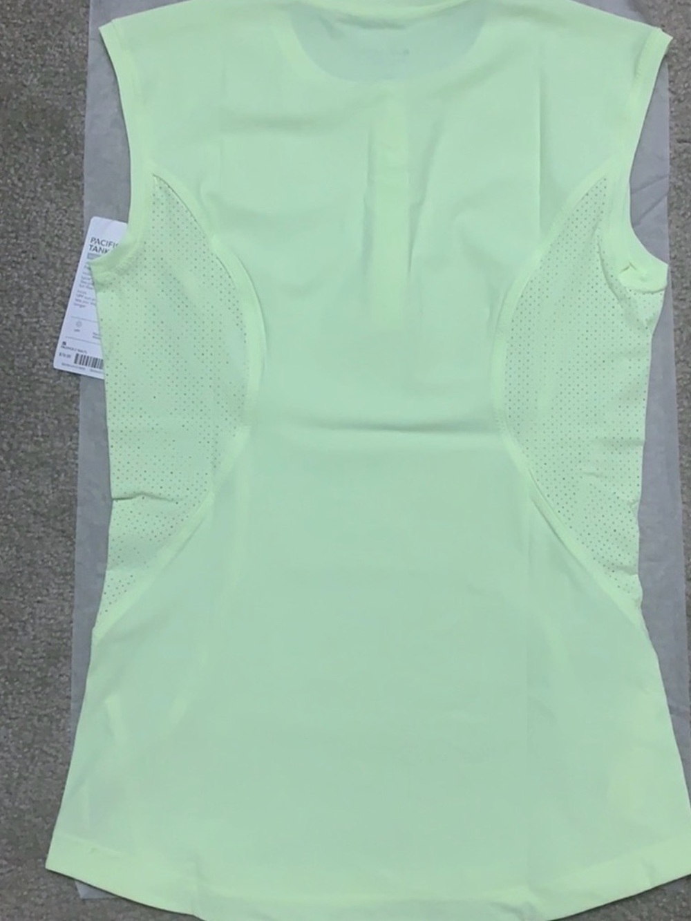 NWT Athleta Small Pacifica II 1/4 Zip Contoured UPF Protected Tank Top in ALYL - Picture 6 of 9